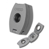 Credo 3-in-1 Cigar Punch Cutter, Silver - Oval. 3 Punch Cutters in One Device | Credo Humidifiers.com