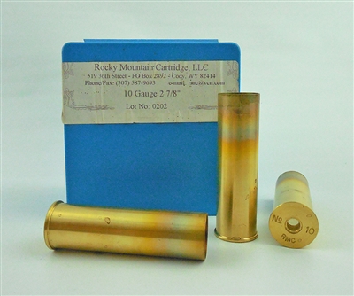 ROCKY MOUNTAIN 10 GAUGE UNPRIMED BRASS