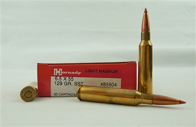 HORNADY 6.5x55mm LIGHT MAGNUM