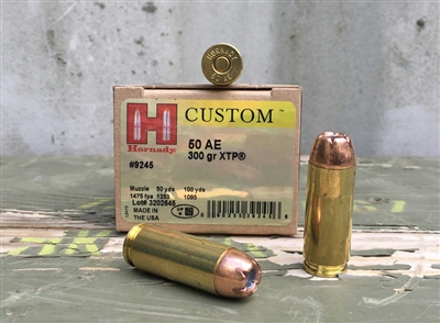 HORNADY 50 AE 300gr XTP JHP 20rd BOX