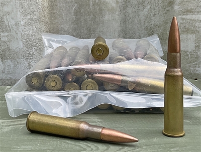 ALBANIAN SURPLUS 7.62x54R BRASS 50rd BAG