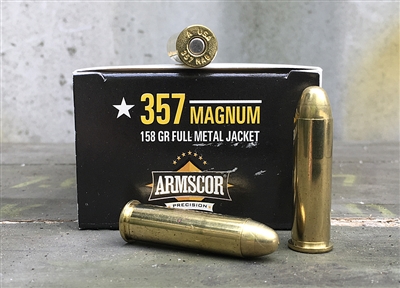 ARMSCOR 357 MAGNUM 158gr FMJ 50rd BOX