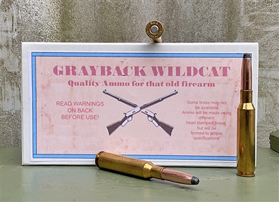 GRAYBACK WILDCAT 6.5x54mm MANN SCHOEN 155gr SP 20rd BOX