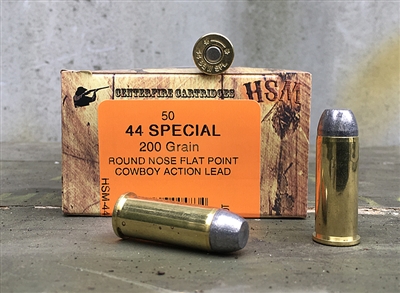 HSM 44 SPECIAL 200gr RN FP LEAD COWBOY ACTION 50rd BOX