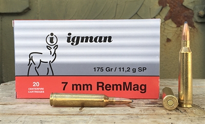 IGMAN 7mm REM MAG 175gr SP 20rd BOX