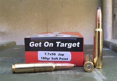 ON TARGET 7.7 JAPANESE (7.7x58mm) 180gr SPBT 20rd BOX