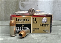 FEDERAL TACTICAL 45 GAP 230gr HST 50rd BOX