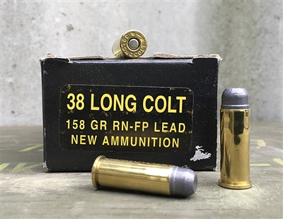 P.C.I. 38 LONG COLT 158gr RNFP LEAD 50rd BOX