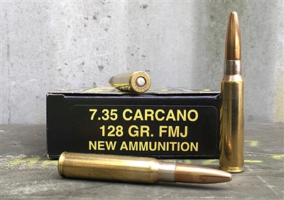 P.C.I. 7.35x51mm CARCANO 128gr FMJ 20rd BOX