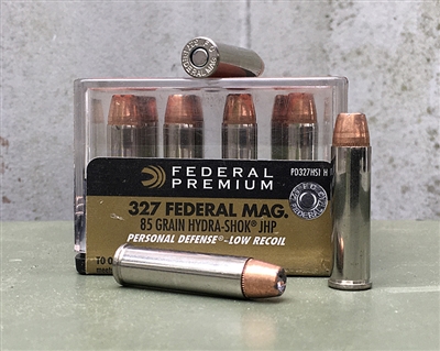 FEDERAL 327 FEDERAL MAG HYDRA-SHOK 85gr JHP 20rd BOX