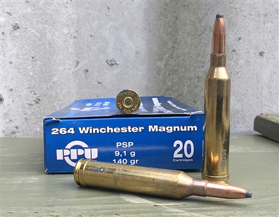 PPU 264 WINCHESTER MAGNUM 140gr PSP 20rd BOX