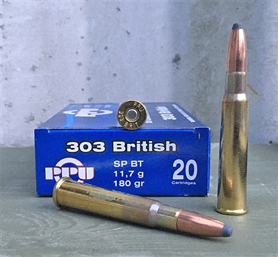 PPU 303 BRITISH 180gr SP BT 20rd BOX