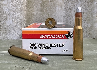 WINCHESTER 348 WIN 200gr SILVERTIP BROWNING 71 COMM 20rd BOX