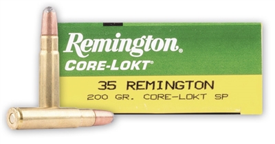 REMINGTON 35 REMINGTON 200gr CORE-LOKT 20rd BOX