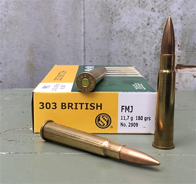 SELLIER & BELLOT 303 BRITISH 180gr FMJ 20rd BOX