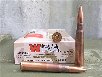 WPA MILITARY CLASSIC 303 BRITISH 174gr FMJ 20rd BOX