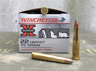 WINCHESTER 22 HORNET 45gr JSP 50rd BOX