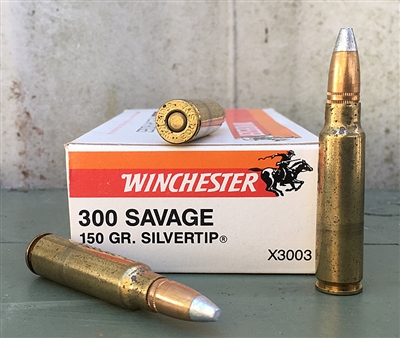 WINCHESTER 300 SAVAGE 150gr SILVERTIP 20rd BOX