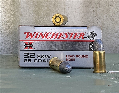 WINCHESTER 32 S&W 85gr LEAD ROUND NOSE 50rd BOX