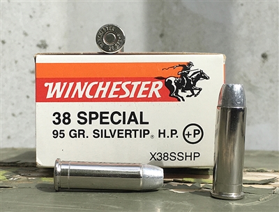WINCHESTER 38 SPECIAL 95gr SILVERTIP HP +P 50rd BOX