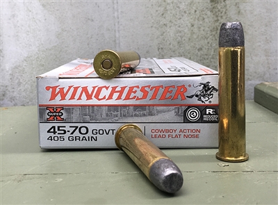 WINCHESTER 45-70 GOVT 405gr LEAD FLAT NOSE 20rd BOX