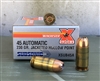 WINCHESTER 45 ACP SUBSONIC 230gr JHP 20rd BOX