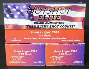 HOT SHOT 9mm Luger FMJ