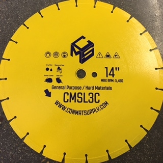 CMSL3C 14" Wet/Dry Concrete Blade