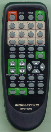 ACCELE DVD1003RC DVD1003 Genuine OEM original Remote
