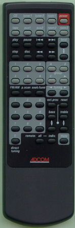 ADCOM RC502-6 Genuine  OEM original Remote