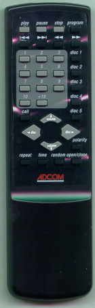 ADCOM RC700CD RC700CD Genuine  OEM original Remote