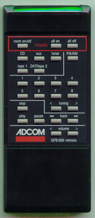 ADCOM RC8 GFB800 Genuine  OEM original Remote