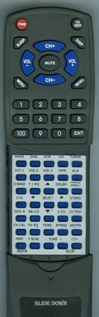ADCOM GRC-810N GRC810 replacement Redi Remote