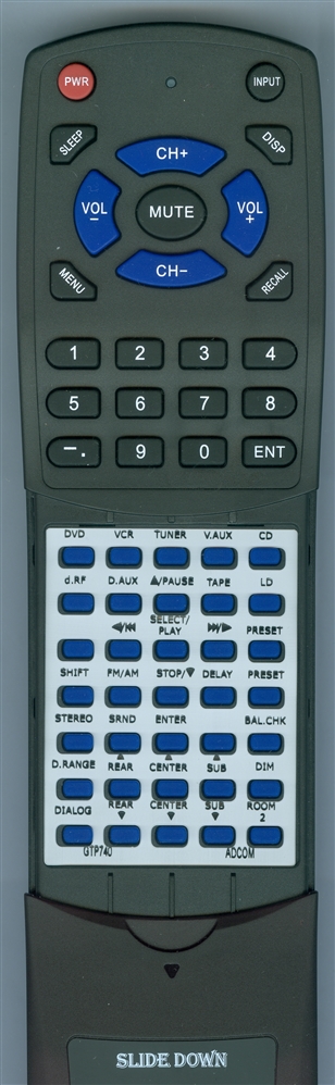 ADCOM GTP740 replacement Redi Remote