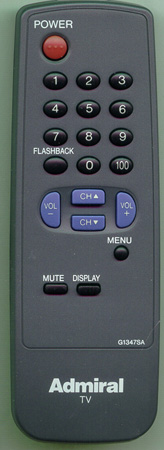 ADMIRAL RRMCG1347CESA Genuine  OEM original Remote
