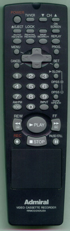 ADMIRAL RRMCG1242AJSA RRMCG1242AJSA Genuine OEM original Remote