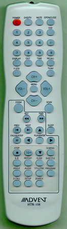 ADVENT 301-00908059-80 HTR108 Genuine  OEM original Remote