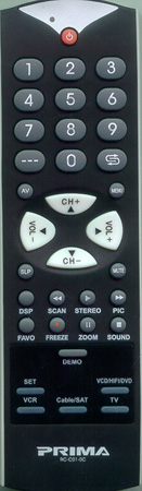 ADVENT 301-CT3251-010C RCC010C Genuine  OEM original Remote