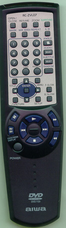 AIWA S711R2N013A RCZVL07 Genuine OEM original Remote