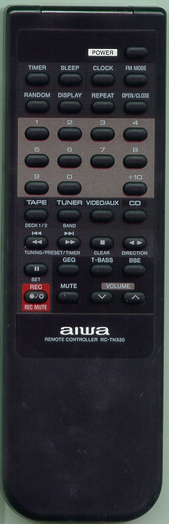 AIWA 81MX4663010 RCTN330 Refurbished Genuine OEM Original Remote