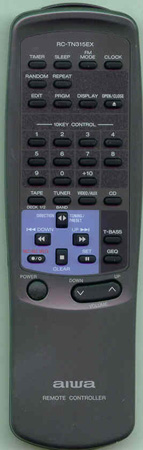 AIWA 83NE2675010 RCTN315EX Genuine  OEM original Remote