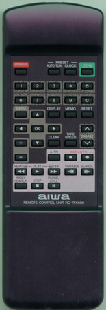 AIWA 85JU3670010 RCTFX600 Genuine  OEM original Remote