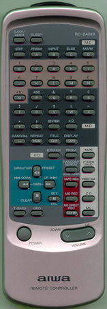 AIWA 87CL1951010 RC6AS19 Genuine OEM original Remote