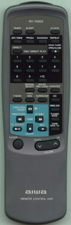 AIWA 87MAT701010 RC7AS02 Genuine  OEM original Remote