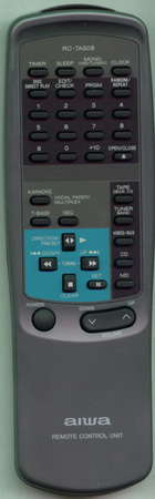AIWA 87NB7651010 RC7AS08 Genuine  OEM original Remote