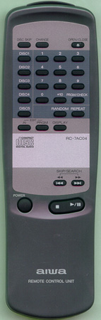 AIWA 8AAM1951010 RC7AC04 Genuine  OEM original Remote