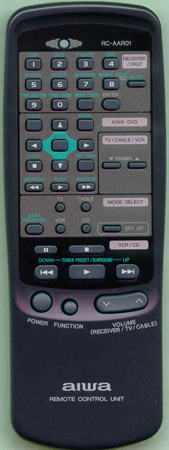 AIWA 8AAR1701010 RCAAR01 Genuine  OEM original Remote
