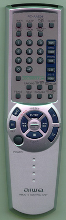 AIWA 8AMTM701010 RCAAS01 Genuine  OEM original Remote