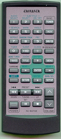 AIWA 8BCQA951010 RCBAT08 Genuine  OEM original Remote