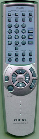 AIWA 8BNCJ702010 RCBAS06 Genuine  OEM original Remote